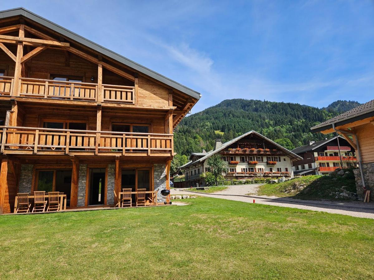 Demi-Chalet Vadel La Panthiaz 15 Pers 5 Chambres Abondance Exterior foto