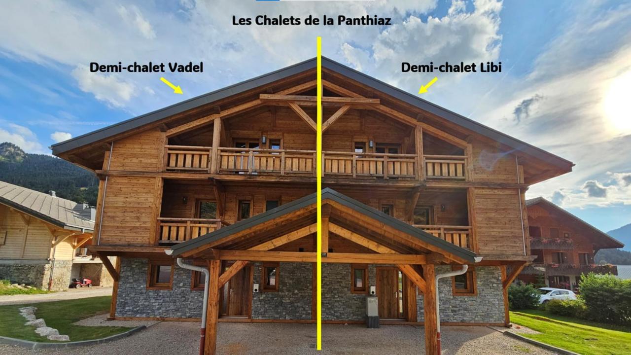Demi-Chalet Vadel La Panthiaz 15 Pers 5 Chambres Abondance Exterior foto