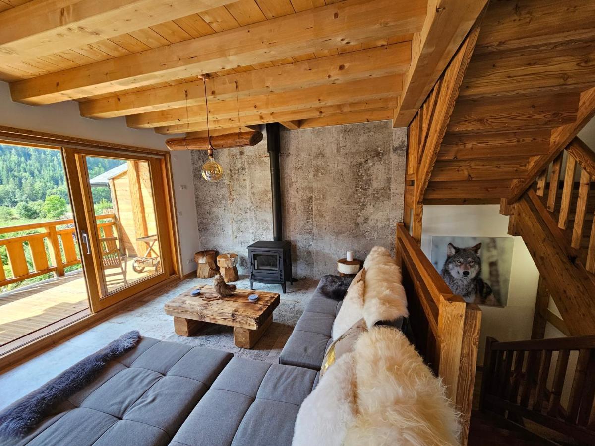 Demi-Chalet Vadel La Panthiaz 15 Pers 5 Chambres Abondance Exterior foto