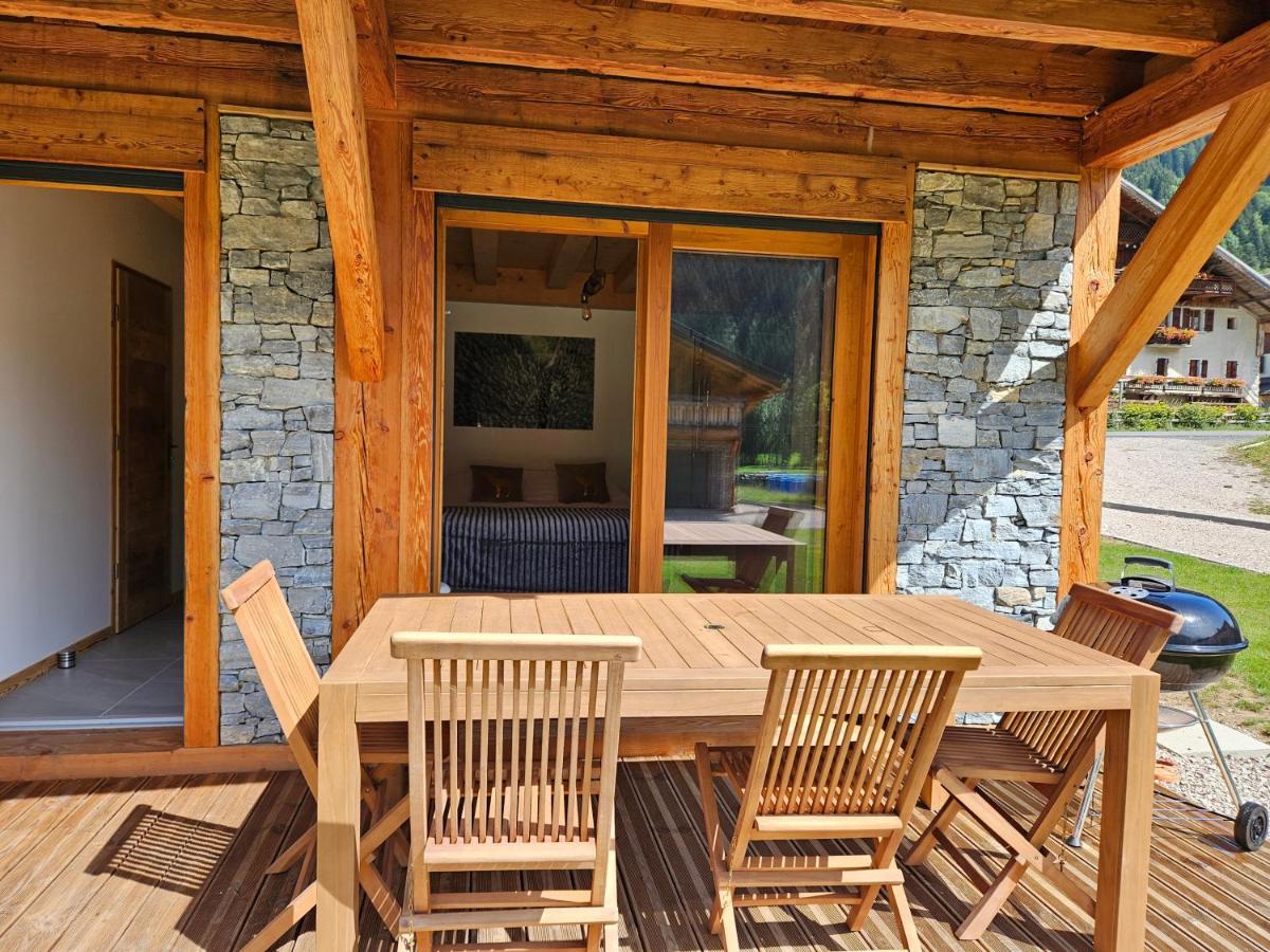 Demi-Chalet Vadel La Panthiaz 15 Pers 5 Chambres Abondance Exterior foto