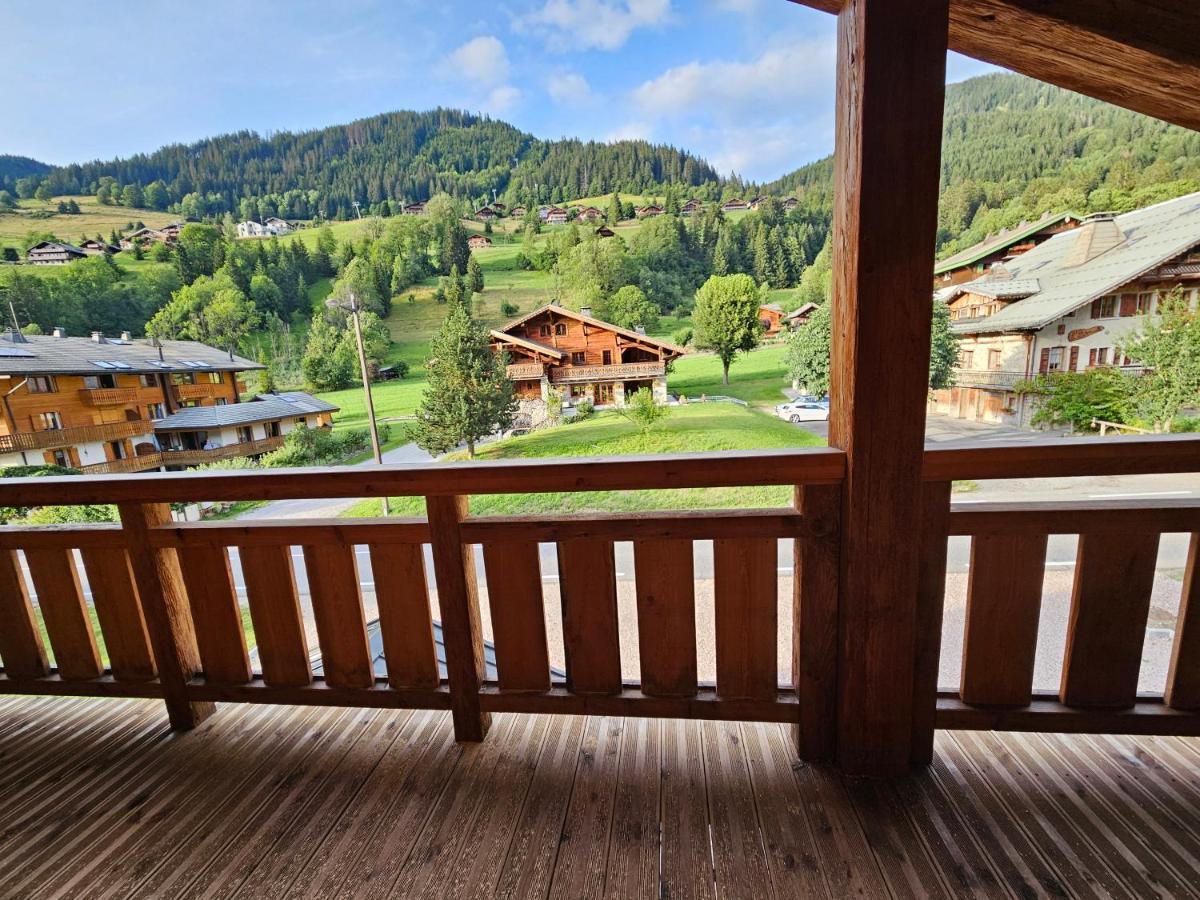 Demi-Chalet Vadel La Panthiaz 15 Pers 5 Chambres Abondance Exterior foto