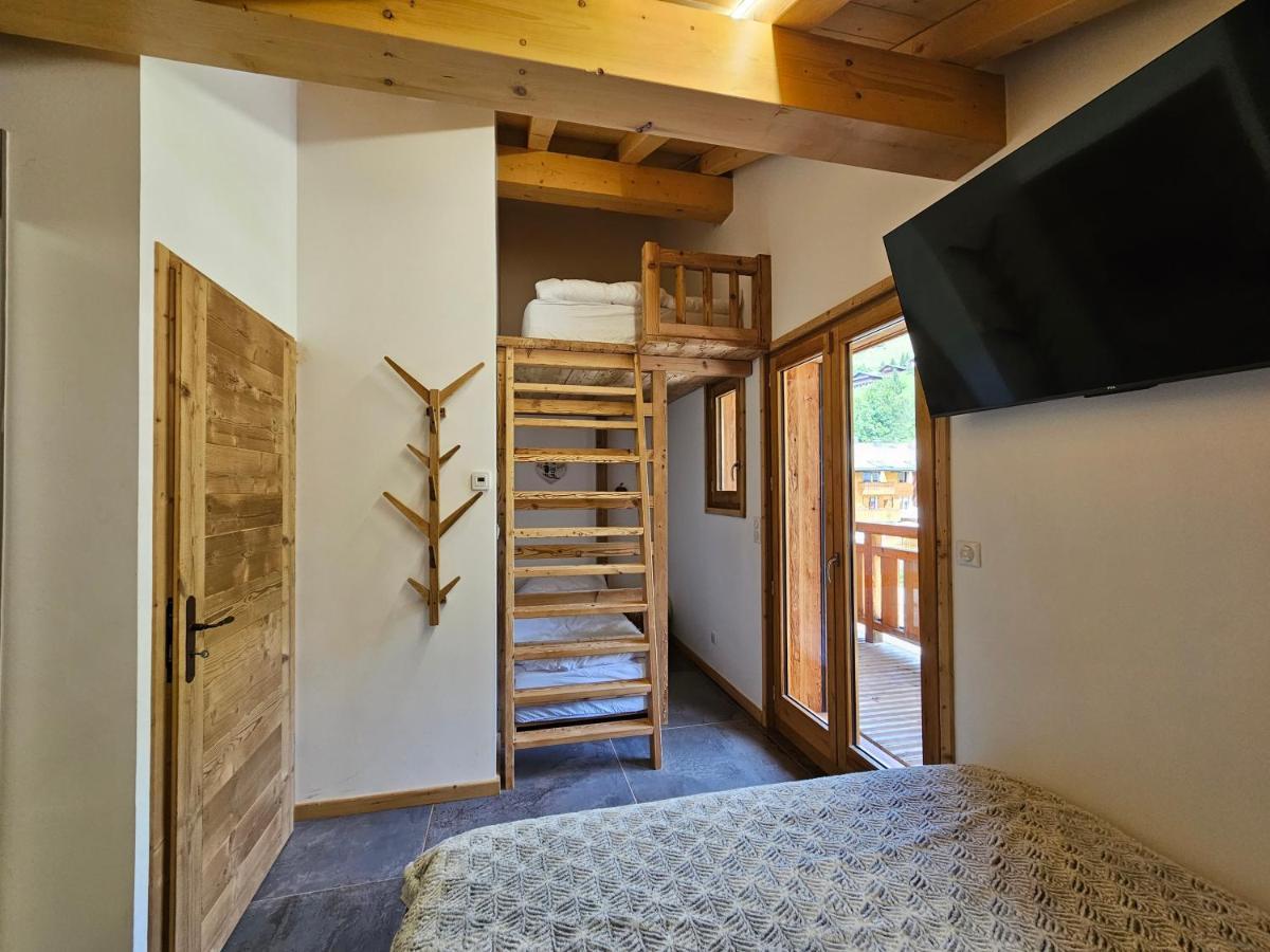 Demi-Chalet Vadel La Panthiaz 15 Pers 5 Chambres Abondance Exterior foto