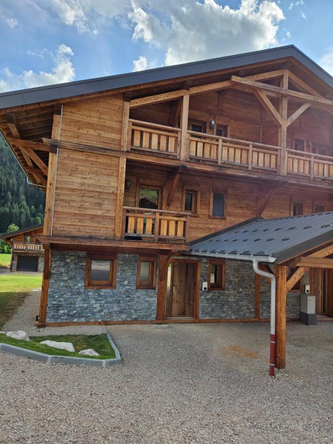 Demi-Chalet Vadel La Panthiaz 15 Pers 5 Chambres Abondance Exterior foto