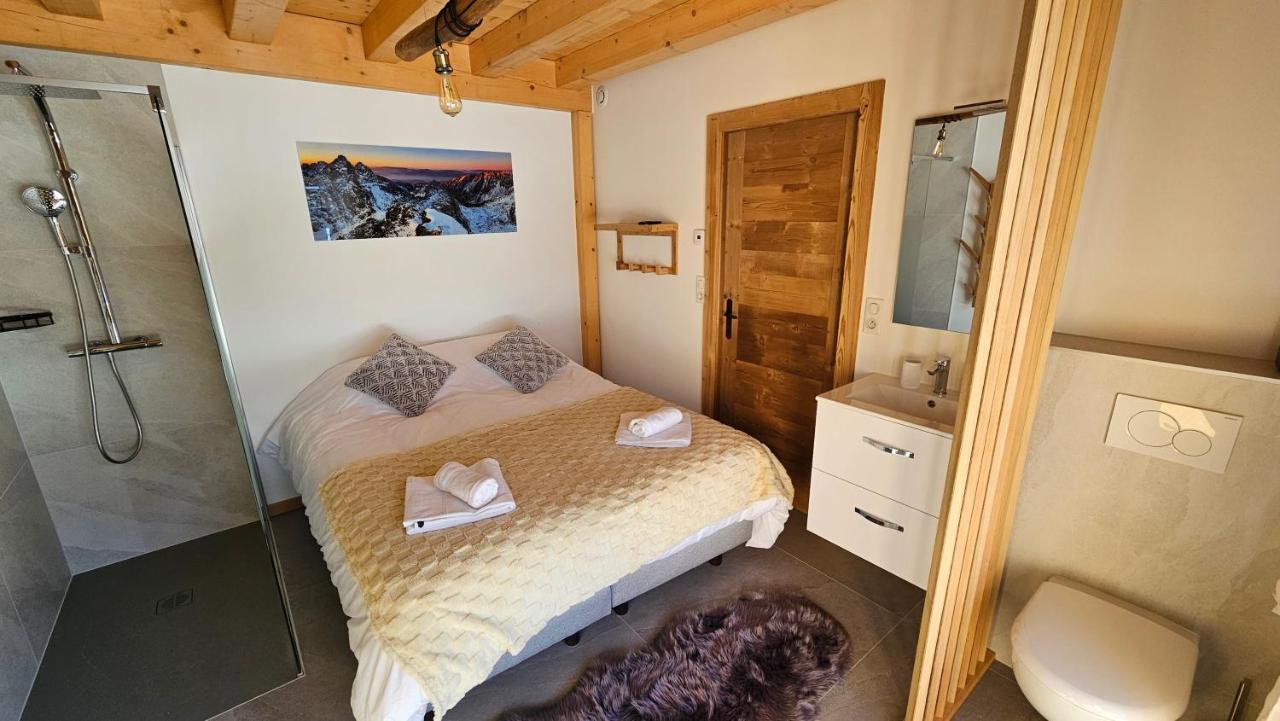 Demi-Chalet Vadel La Panthiaz 15 Pers 5 Chambres Abondance Exterior foto