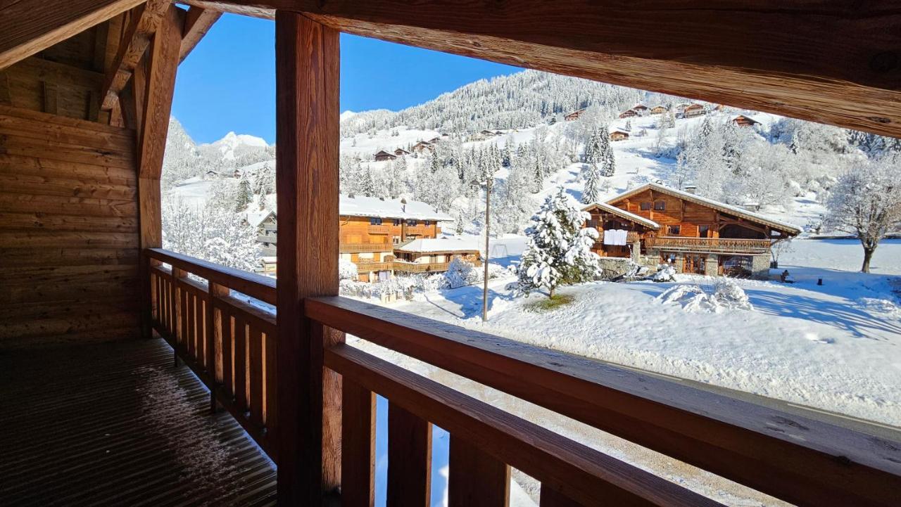 Demi-Chalet Vadel La Panthiaz 15 Pers 5 Chambres Abondance Exterior foto