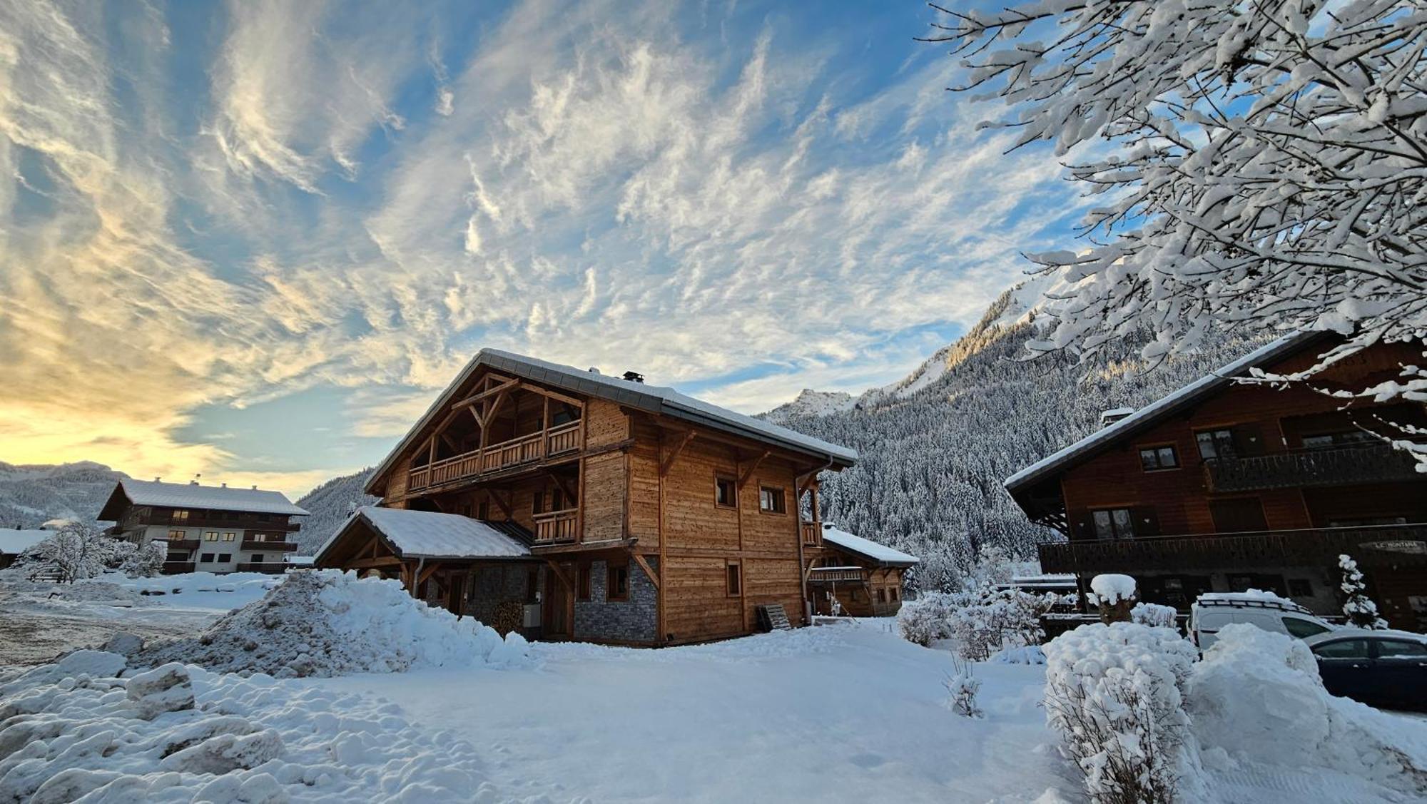 Demi-Chalet Vadel La Panthiaz 15 Pers 5 Chambres Abondance Exterior foto